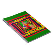 Vrolijk kerstfeest De wereld om mij heen is blij o Notitieboek (Rechterzijde)