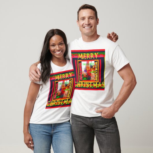 Vrolijk kerstfeest De wereld om mij heen is blij o T-shirt (Unisex)