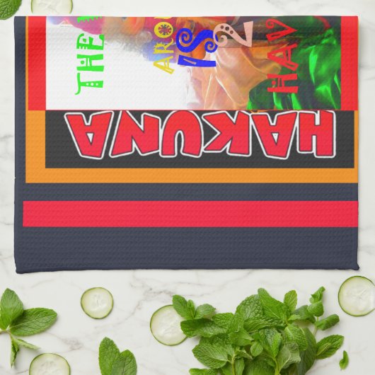 Vrolijk kerstfeest De wereld om mij heen is blij o Theedoek (Gevouwen)