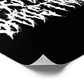 vrolijk kerstfeest. death metal poster (Hoek)