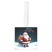 Vrolijk kerstfeest decoratie (Voorkant)