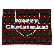 Vrolijk kerstfeest/decoratieve groene bomen