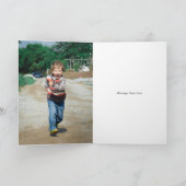 Vrolijk Kerstfeest Deel 2 Foto Kerstmis Kaart (Binnen)