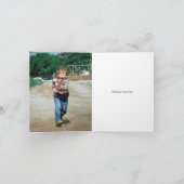 Vrolijk Kerstfeest Deel 2 Foto Kerstmis Kaart (Binnen)