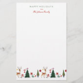 Vrolijk kerstfeest | Deer & Boom | BRIEFPAPIER (Voorkant)