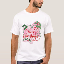 Vrolijk kerstfeest Deer T-shirt