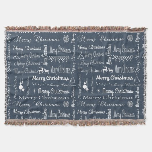 Vrolijk kerstfeest deken (Voorkant)