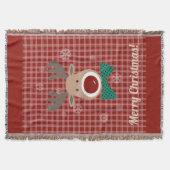 Vrolijk kerstfeest! deken (Voorkant)