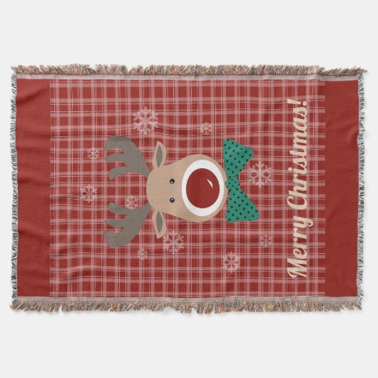 Vrolijk kerstfeest! deken (Voorkant)