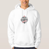 "Vrolijk kerstfeest design" Hoodie (Voorkant)