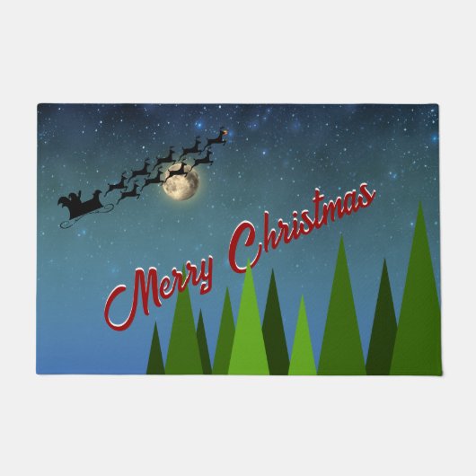 Vrolijk kerstfeest deurmat (Voorkant)