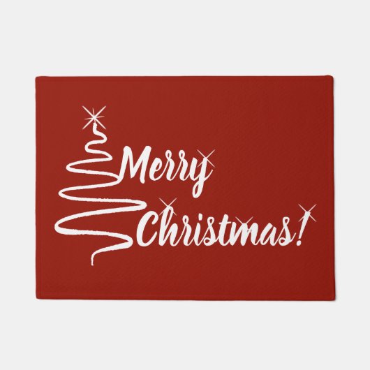 Vrolijk kerstfeest deurmat (Voorkant)