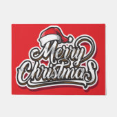 Vrolijk kerstfeest deurmat (Voorkant)