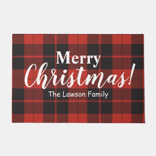 Vrolijk kerstfeest deurmat (Voorkant)