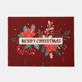 Vrolijk kerstfeest deurmat (Voorkant)
