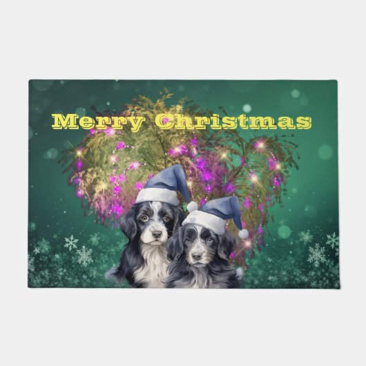 Vrolijk kerstfeest deurmat (Voorkant)