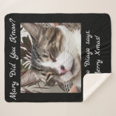 Vrolijk Kerstfeest Diego Diago! Sherpa Deken (Voorkant (horizontaal))