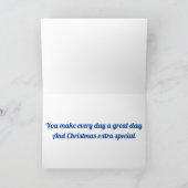 VROLIJK KERSTFEEST ***DOCHTER*** FEESTDAGEN KAART (Binnen)