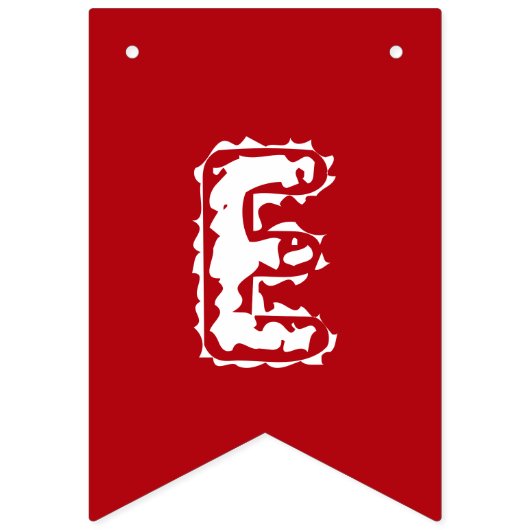 Vrolijk kerstfeest dochter rood en wit foto vlaggetjes (Derde vlag)