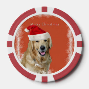 Vrolijk Kerstfeest Doggy Poker Chips