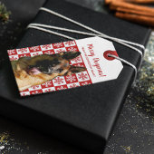 Vrolijk kerstfeest Dogmas German Shepherd Dog Cadeaulabel