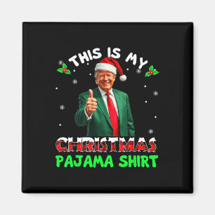 Vrolijk kerstfeest Donald Trump Kerstman Dit is mi Magneet