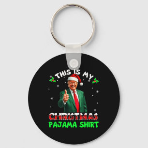 Vrolijk kerstfeest Donald Trump Kerstman Dit is mi Sleutelhanger
