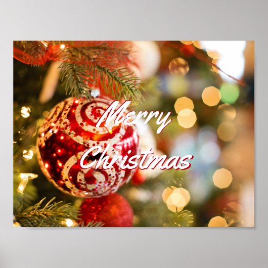 Vrolijk kerstfeest door Storeman Poster (Voorkant)