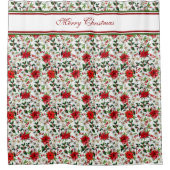 Vrolijk kerstfeest douchegordijn (Voorkant)