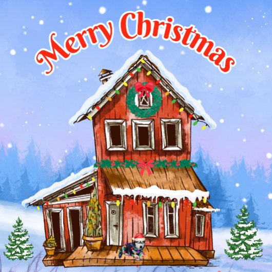 vrolijk kerstfeest! Down Home Kerst Westerne Stijl T-shirt