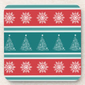 Vrolijk kerstfeest drankjes onderzetter (Voorkant)