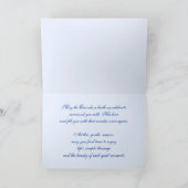 Vrolijk kerstfeest. Drie Mannen Feestdagen Kaart (Binnen)