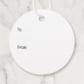 Vrolijk kerstfeest Duitse herdershonden Bedankjes Labels (Achterkant)