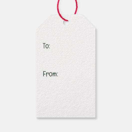 Vrolijk kerstfeest Duitse herdershonden Cadeaulabel (Achterkant)