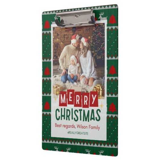Vrolijk Kerstfeest Echt Geweldige site Klembord (Links)