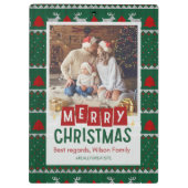 Vrolijk Kerstfeest Echt Geweldige site Klembord (Achterkant)