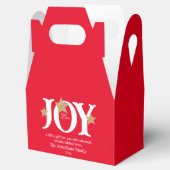 Vrolijk kerstfeest een klein cadeau voor je schatt bedankdoosjes (Geopend)