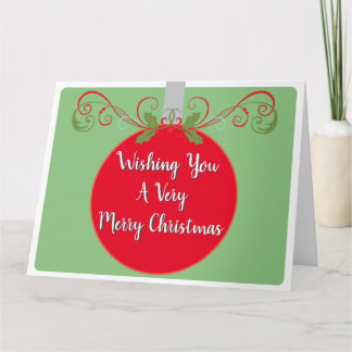 Vrolijk kerstfeest - Een moderne kerst Kaart