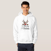 ** Vrolijk kerstfeest: een seizoen van vreugde en  Hoodie (Voorkant volledig)