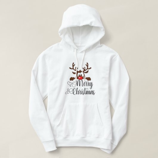 ** Vrolijk kerstfeest: een seizoen van vreugde en  Hoodie (Design voorkant)