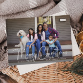 Vrolijk kerstfeest | Eenvoudig script voor meerder Feestdagenkaart