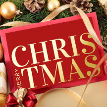 Vrolijk kerstfeest Eenvoudige moderne Typografie B