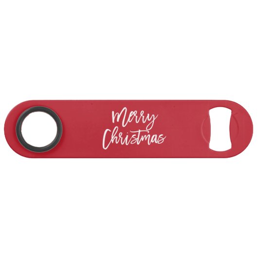 Vrolijk kerstfeest Eenvoudige Red Bottle Opener Speed Flessenopener (Voorkant (Horizontaal))