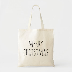 vrolijk kerstfeest. Eenvoudige schattige minimalis Tote Bag
