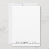 Vrolijk kerstfeest eenvoudige waterverf kerstbomen feestdagenkaart (Achterkant)