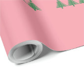 Vrolijk Kerstfeest Elegant Cadeaupapier (Rol Hoek)
