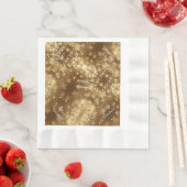 Vrolijk kerstfeest Elegant Festive String of Light Servetten (Insitu)