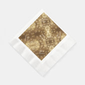 Vrolijk kerstfeest Elegant Festive String of Light Servetten (Hoek)