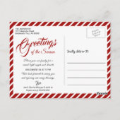 Vrolijk Kerstfeest Elegant Fotovakantie Evenement  Briefkaart (Achterkant)