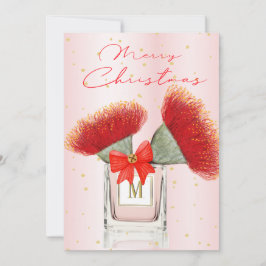 Vrolijk kerstfeest Elegant Red Floral Perfume